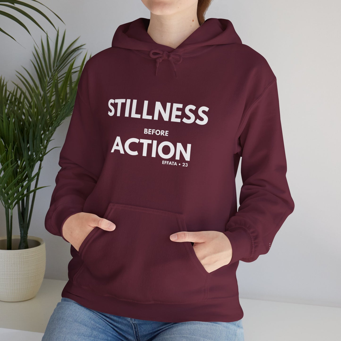 Stillness Before Action Hoodie