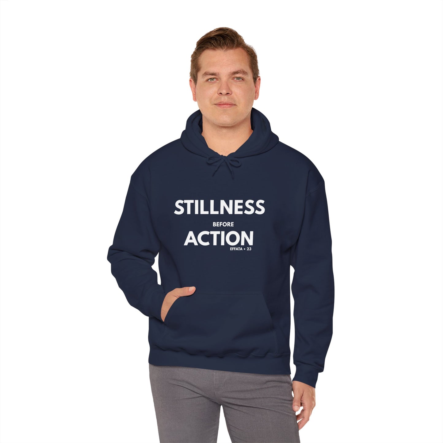 Stillness Before Action Hoodie