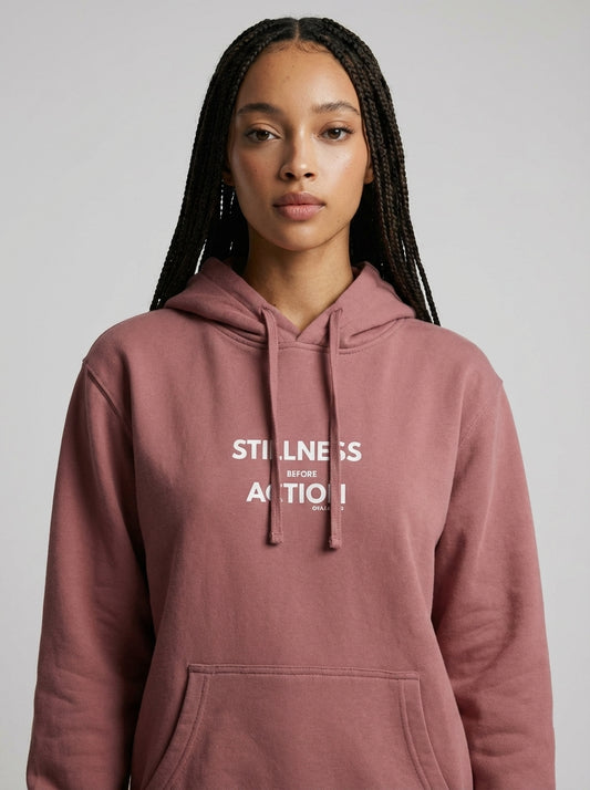 Stillness Before Action Hoodie